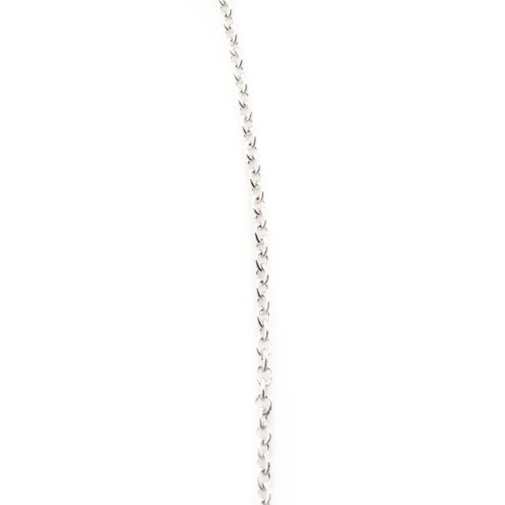 Tiffany & Co. Love & Kiss Diamond Necklace 18K White Gold 1P Diamond WG Approx. 1.9g Silver 7-10-033
