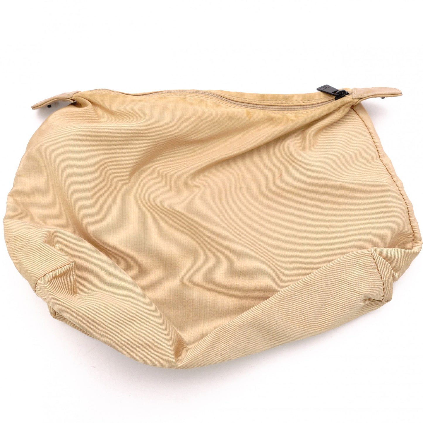 CHANEL Wild Stitch Shoulder Bag, Leather, Beige, Vintage