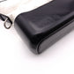 CHANEL Gabrielle de Chanel Shoulder Bag, Leather, White, Black, Women's, Gold and Silver Hardware, CC Logo