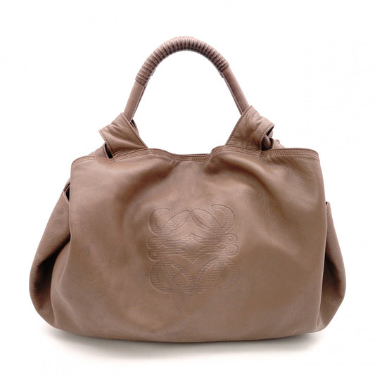 LOEWE Nappa Aire Shoulder Bag, Leather, Brown, Logo, Vintage