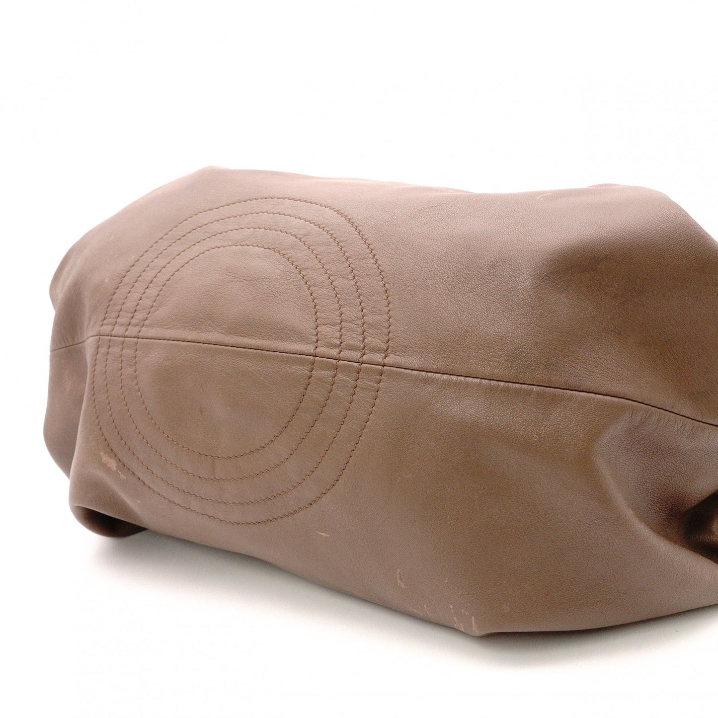 LOEWE Nappa Aire Shoulder Bag, Leather, Brown, Logo, Vintage