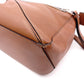 LOEWE Puzzle Small Handbag, Leather, Brown, Women's, 2-Way, Silver Hardware, Brown, Logo