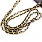 CHANEL Vintage Matelassé Shoulder Bag, Leather, Black with Gold Hardware