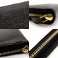PRADA Long Wallet Saffiano Black Leather Black Wallet 7-8-055