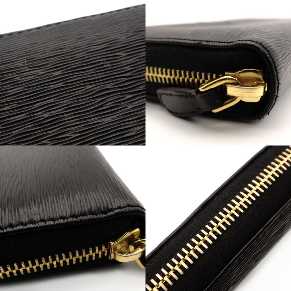 PRADA Long Wallet Saffiano Black Leather Black Wallet 7-8-055