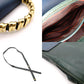 LOEWE Velasquez Handbag 2-Way Leather Blue x Green Shoulder R8020081