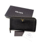 PRADA Long Wallet Saffiano Black Leather Black Wallet 7-8-055
