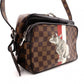 LOUIS VUITTON Nile PM Shoulder Bag, Leather/PVC, Brown, Rhino, Men's, Crossbody