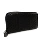 BOTTEGA VENETA Intrecciato Men's Brown Long Wallet Leather Zipper Wallet Brown 7-9-316