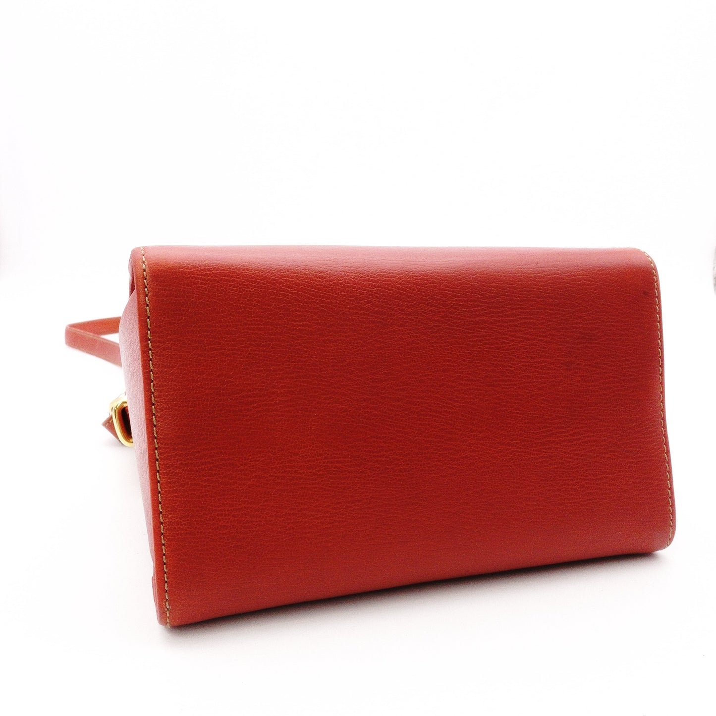 LOEWE Velázquez Shoulder Bag, Leather, Orange, Women's, Crossbody, Gold Hardware, Vintage