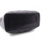 CHANEL PST Matelassé Shoulder Bag, Leather, Black with Gold Hardware