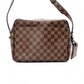 LOUIS VUITTON Nile PM Shoulder Bag, Leather/PVC, Brown, Rhino, Men's, Crossbody
