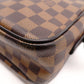 LOUIS VUITTON Nile PM Shoulder Bag, Leather/PVC, Brown, Rhino, Men's, Crossbody
