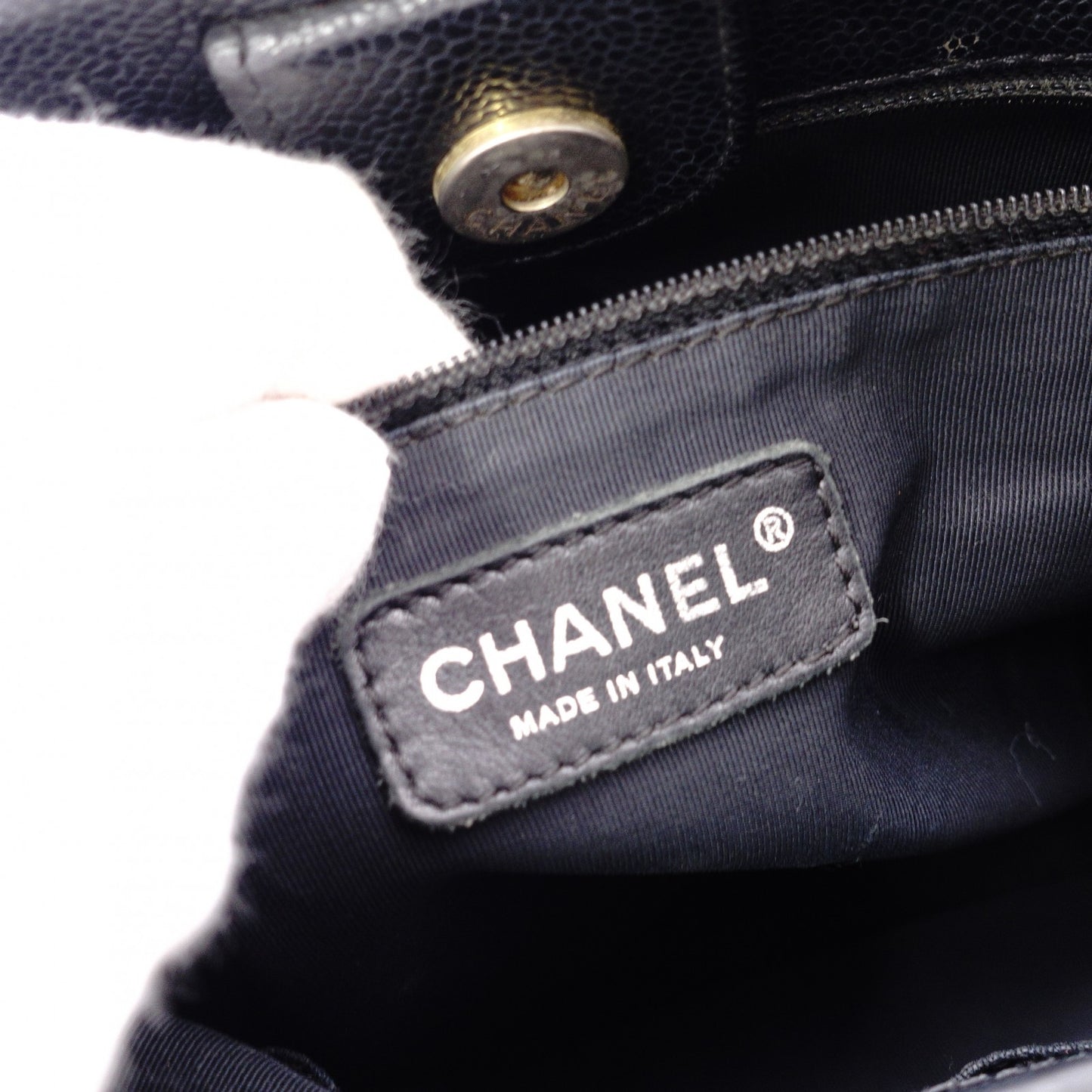 CHANEL PST Matelassé Shoulder Bag, Leather, Black with Gold Hardware
