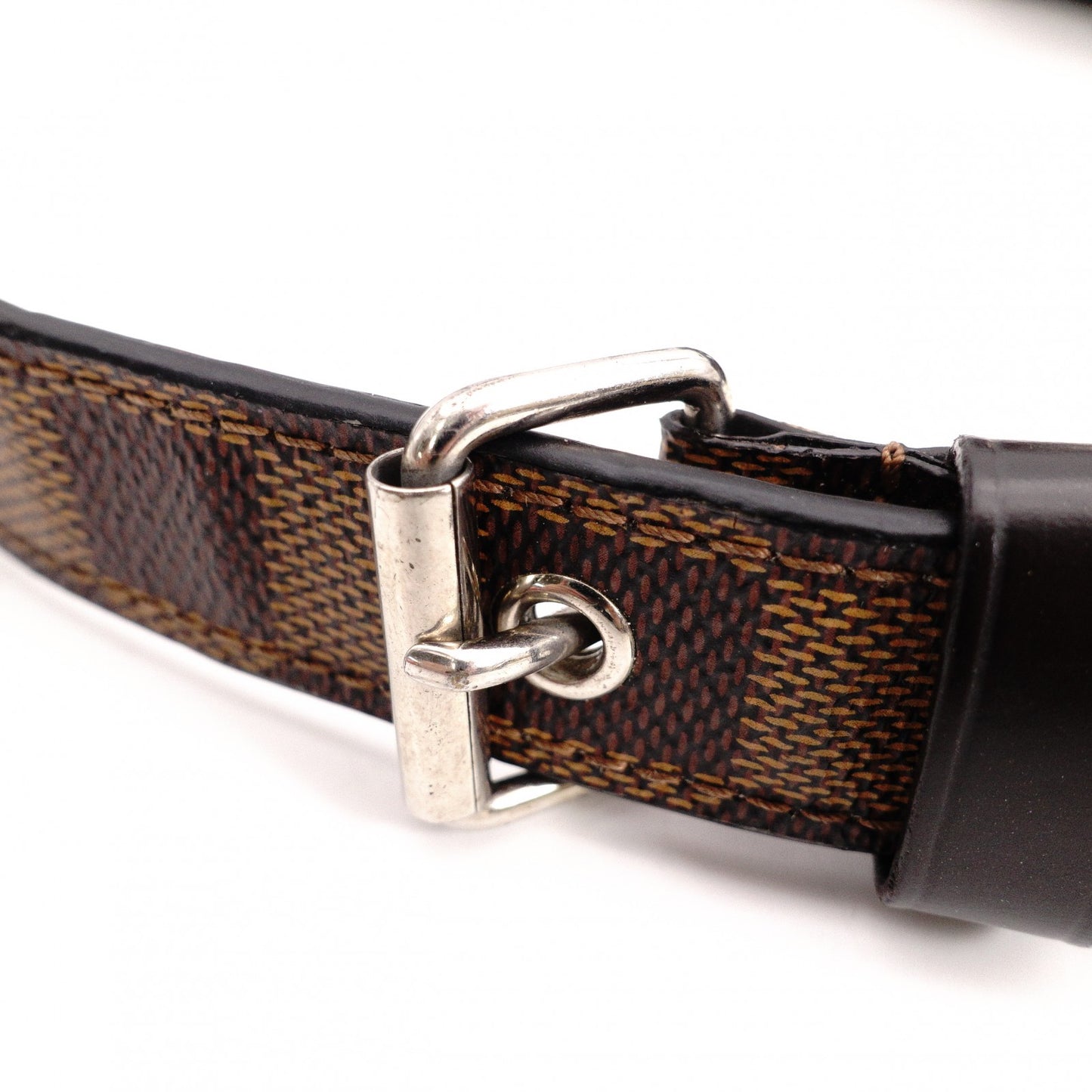 LOUIS VUITTON Nile PM Shoulder Bag, Leather/PVC, Brown, Rhino, Men's, Crossbody