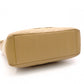 CHANEL PST Matelassé Shoulder Bag, Leather, Beige, Gold Hardware