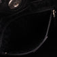 DIOR Canage Shoulder Bag, Leather, Black, Women's, Silver Hardware, Black Logo