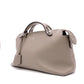FENDI By the Way Handbag, Leather, Beige, Women's, 2-Way, Silver Hardware, Crossbody