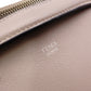 FENDI By the Way Handbag, Leather, Beige, Women's, 2-Way, Silver Hardware, Crossbody