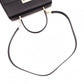 Salvatore Ferragamo Gancini Handbag, Leather, Black, 2-Way, Gold Hardware