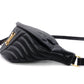 LOUIS VUITTON M53750 New Wave Bum Bag, Shoulder Bag, Leather, Black, LV Gold Hardware