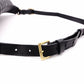 LOUIS VUITTON M53750 New Wave Bum Bag, Shoulder Bag, Leather, Black, LV Gold Hardware