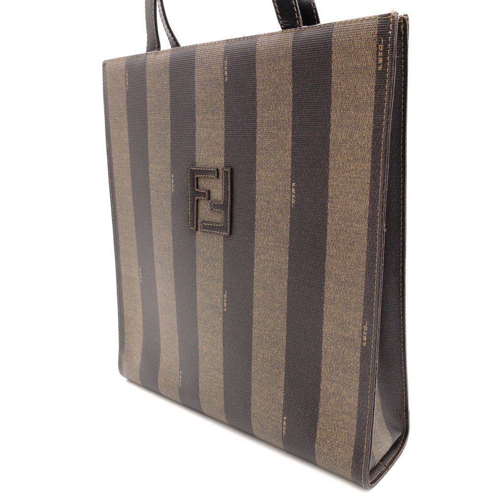 FENDI Pecan 2-Way Backpack Handbag Brown × Black PVC Leather R8020285