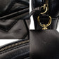 GUCCI Marmont Small Shoulder Bag Quilted Black GG Logo Crossbody Leather Black Gold Hardware 7-10-131