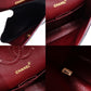 CHANEL Double Flap Matelassé Classic Shoulder Bag, Leather, Navy, Gold Hardware