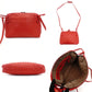Bottega Veneta Intrecciato Shoulder Bag Red Leather Crossbody 7-9-394