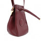 CARTIER Vintage Must Line Shoulder Bag, Leather, Red, Crossbody