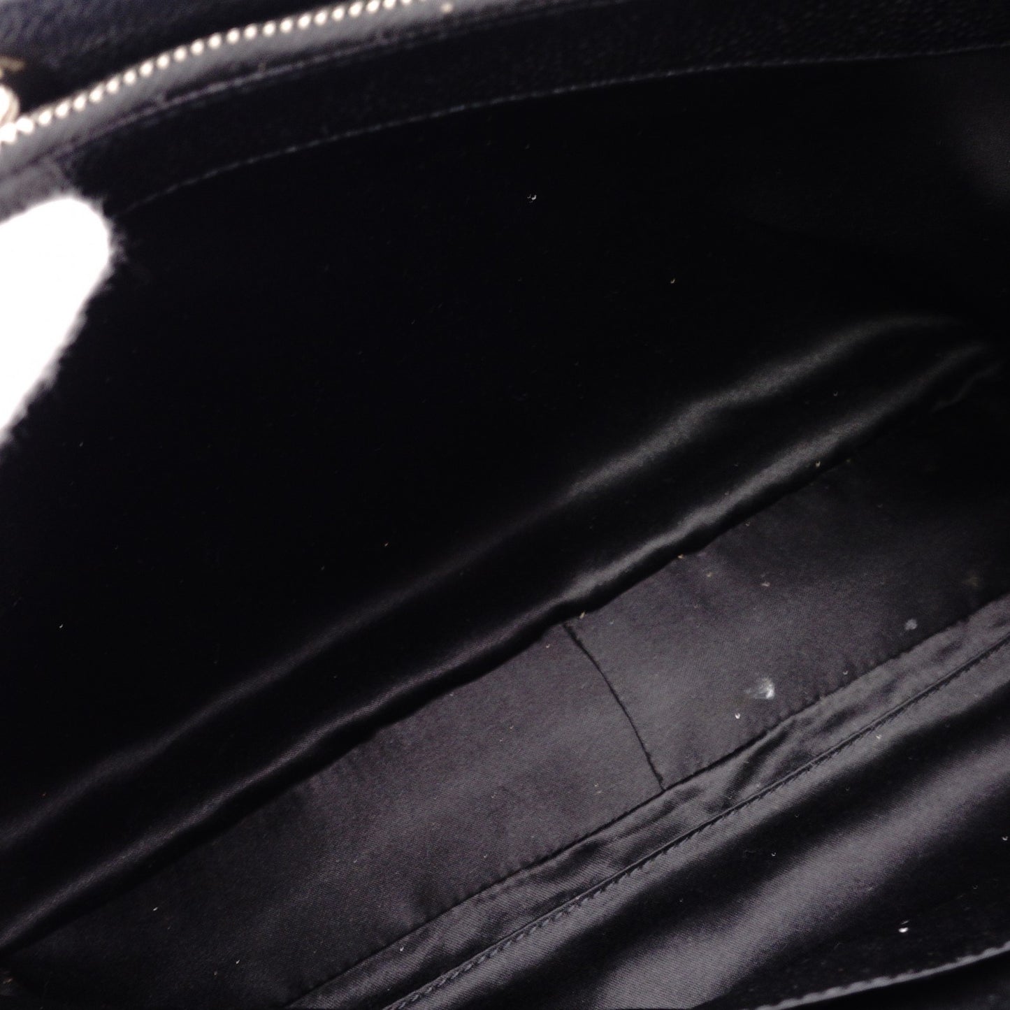 CHANEL GST Matelassé Caviar Leather Shoulder Bag, Black Leather with Silver Hardware