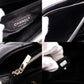 CHANEL GST Matelassé Caviar Leather Shoulder Bag, Black Leather with Silver Hardware