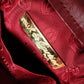 CARTIER Vintage Must Line Shoulder Bag, Leather, Red, Crossbody