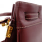 CARTIER Vintage Must Line Shoulder Bag, Leather, Red, Crossbody