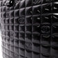 CHANEL Choco Bar Shoulder Bag, Patent Leather, Black Tote Bag