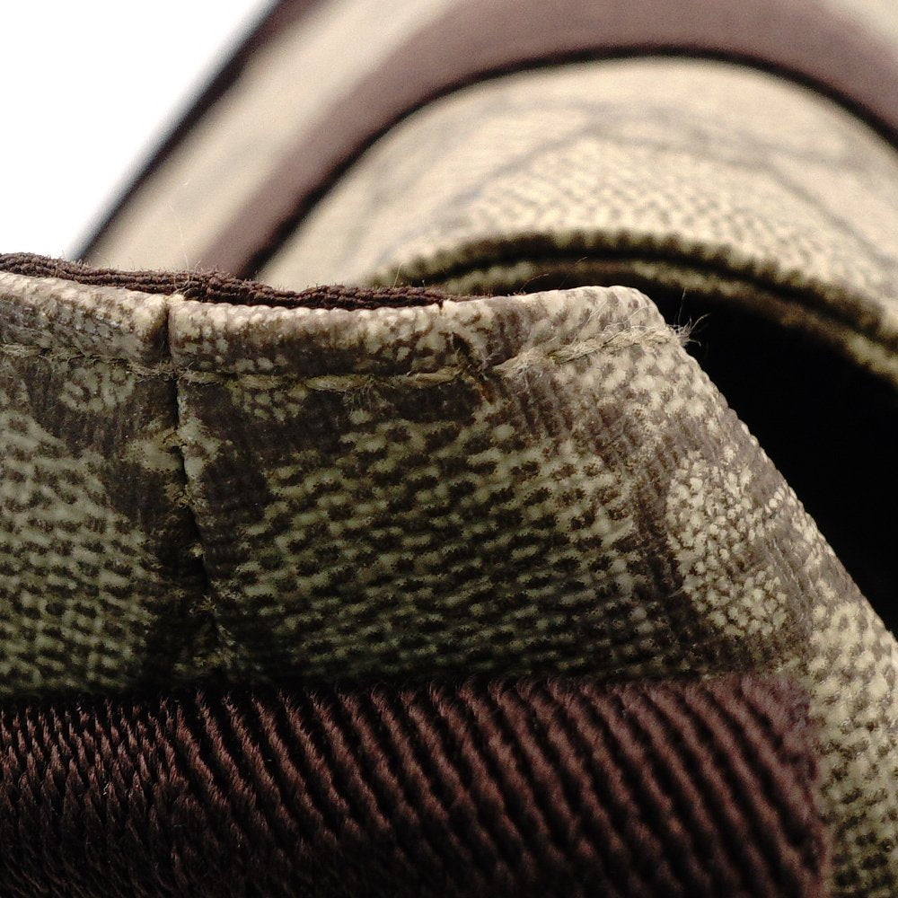 GUCCI Messenger Shoulder Bag GG Supreme Beige × Brown Crossbody Men's PVC 7-7-781