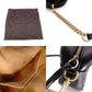 GUCCI GG Marmont Black Leather Shoulder Bag with GG Logo and Gold Hardware 7-12-389
