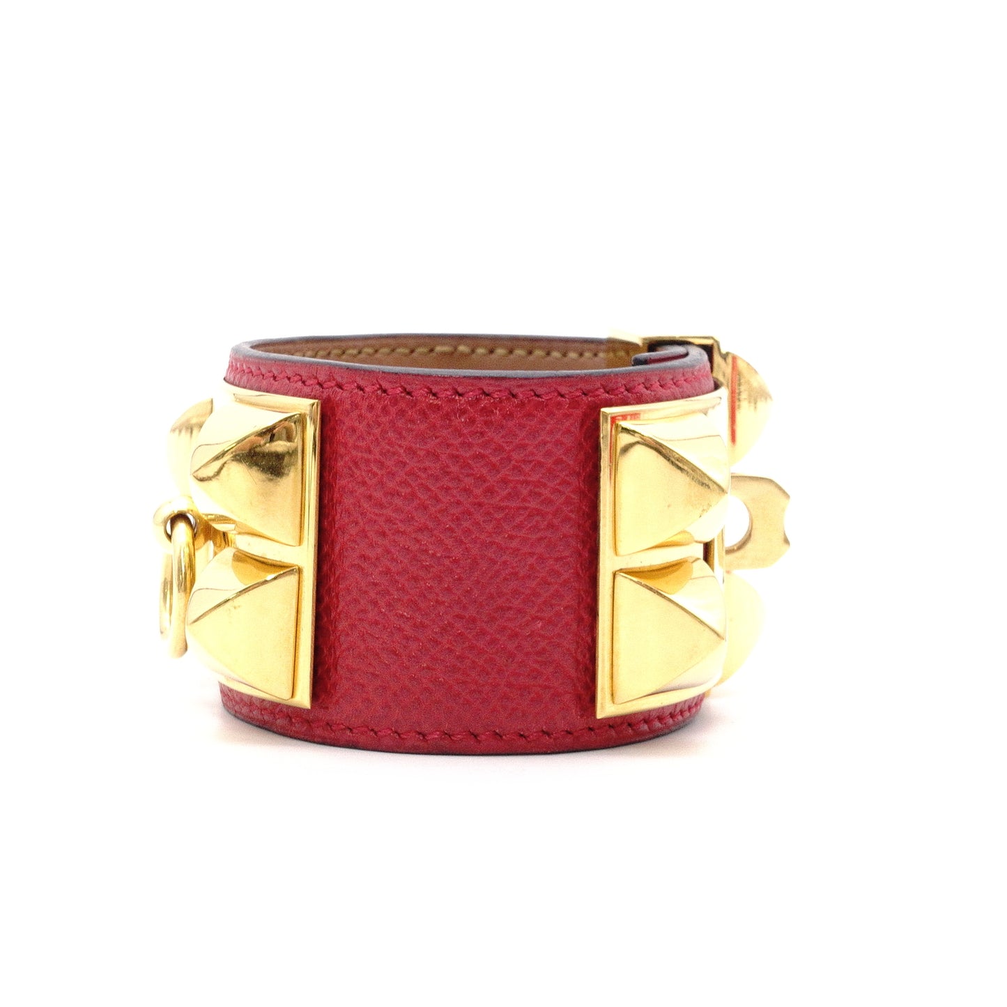 HERMES Hermès Collier d'Orient Bracelet, Metal, Red Gold, Women's, Gold Hardware, Bangle