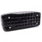 CHANEL Choco Bar Shoulder Bag, Patent Leather, Black Tote Bag