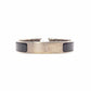 HERMES Click-Clack Bracelet, Metal, Black and Silver, Women's, H Logo, Click-H, Approx. 16 cm