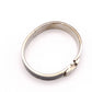 HERMES Click-Clack Bracelet, Metal, Black and Silver, Women's, H Logo, Click-H, Approx. 16 cm