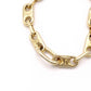 CELINE Macadam Bracelet, Metal, Gold, Women's, Logo, Vintage