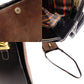LOEWE Velasquez Shoulder Bag Leather Brown × Black Gold Hardware R8020588