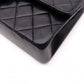 CHANEL Double Flap Matelassé Classic Shoulder Bag, Leather, Black with Gold Hardware
