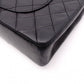 CHANEL Double Flap Matelassé Classic Shoulder Bag, Leather, Black with Gold Hardware