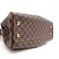 LOUIS VUITTON Trevi PM Damier Ébène Handbag / 2-Way Shoulder Bag, PVC/Leather, Brown, Women's
