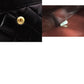 CHANEL Double Flap Matelassé Classic Shoulder Bag, Leather, Black with Gold Hardware