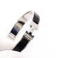 HERMES Click-Clack Bracelet, Metal, Silver, Black, Women's, H Logo, Click H