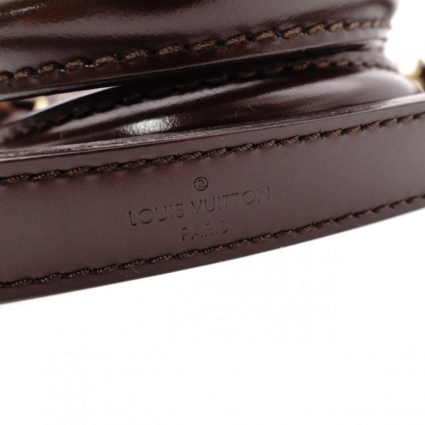 LOUIS VUITTON Trevi PM Damier Ébène Handbag / 2-Way Shoulder Bag, PVC/Leather, Brown, Women's